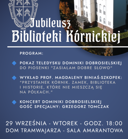 Jubileusz Biblioteki Kórnickiej